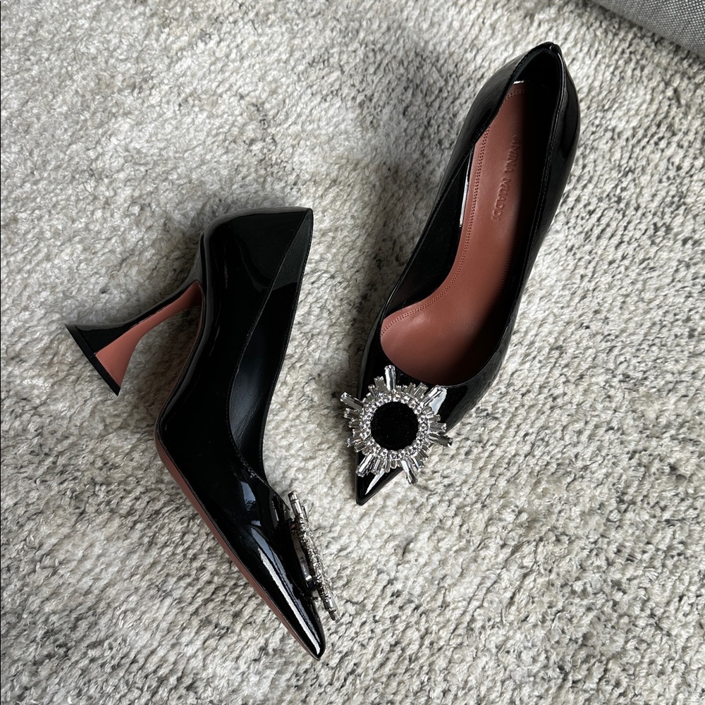 AMINA MUADDI Begum Patent Leather Pumps - Picture 5 of 10